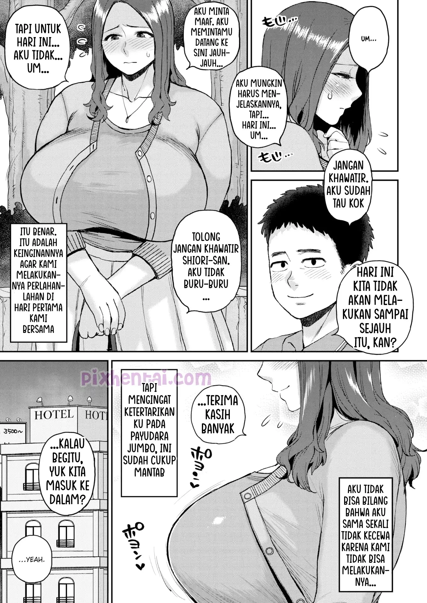 Komik hentai xxx manga sex bokep The Woman I Met Susunya Lebih Besar dari Ekspektasiku 3